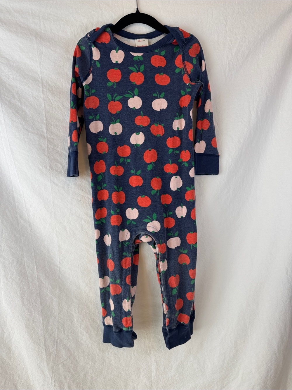 Hanna Andersson Apple Of My Eye Sleeper Romper 3T